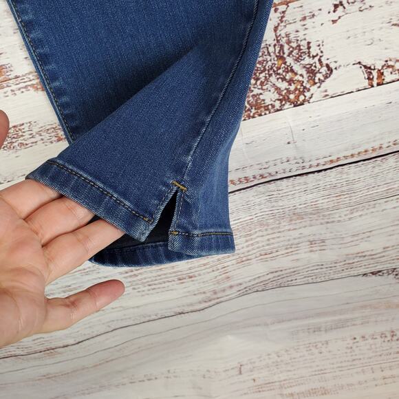 NYDJ Alina Pull on Ankle Jeans Stretch Straight Lift Tuck Comfy Pants Size 12 - Picture 6 of 13